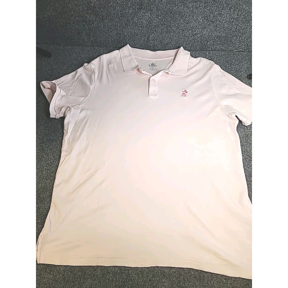 Disneyland Golf Polo Walt Disney Mickey Mouse World Short Sleeve Shirt Large